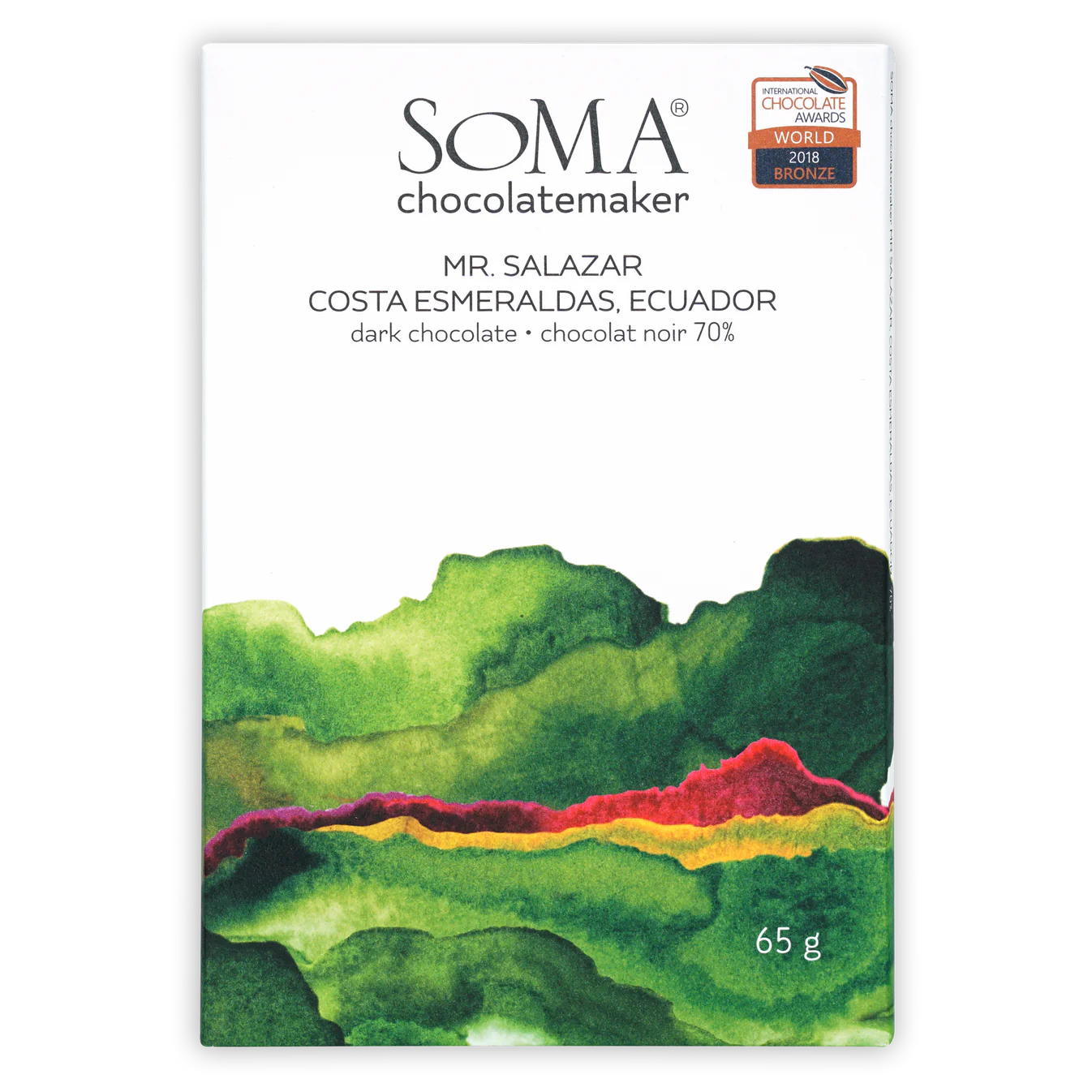 SOMA MR. SALAZAR COSTA ESMERALDA ECUADOR 70%, 65GR