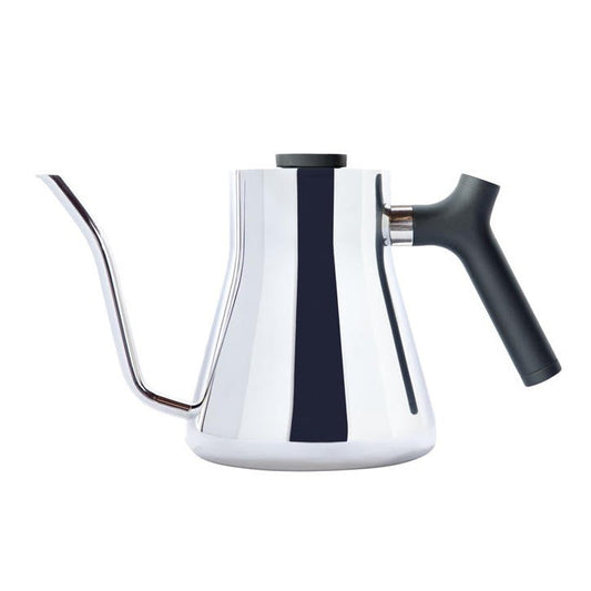Fellow Stagg, Stovetop Kettle, 1 Liter, Polished Stainless, Coffea School